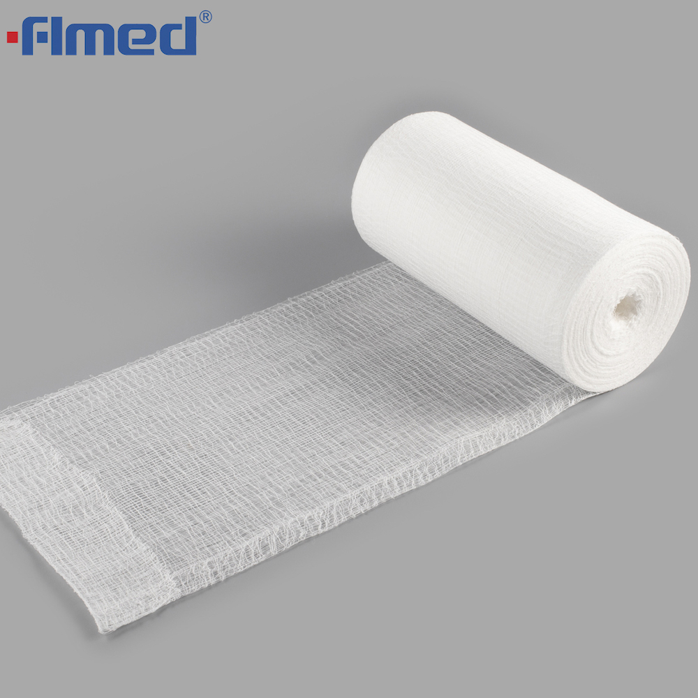 Suministros médicos Rollos de gasa de algodón absorbentes no estériles