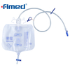 Bolsa de drenaje urinario médico con dispositivo anti reflujo 2000ml
